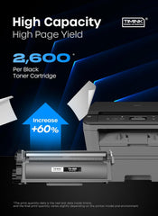 TN660 Toner Cartridge Replacement for TN660 TN-660 TN 660 TN630, Compatible with HL-L2300D HL-L2380DW HL-L2320D DCP-L2540DW MFC-L2700DW MFC-L2685DW Printer (2 Black Toner)