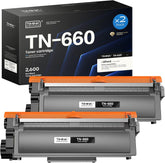 TN660 Toner Cartridge Replacement for TN660 TN-660 TN 660 TN630, Compatible with HL-L2300D HL-L2380DW HL-L2320D DCP-L2540DW MFC-L2700DW MFC-L2685DW Printer (2 Black Toner)