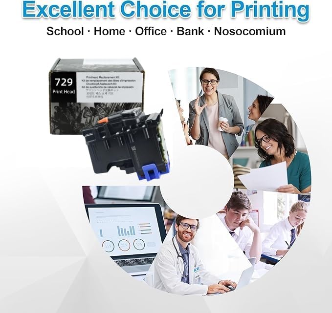 729 Printhead (F9J81A) Compatible with DesignJet T830 MFP & T730 Large Format Plotter Printers
